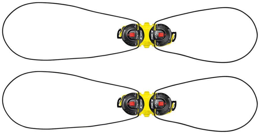 Sidi Tecno-3 Push Double System Single - Yellow/Black Shoes and Insoles Sidi