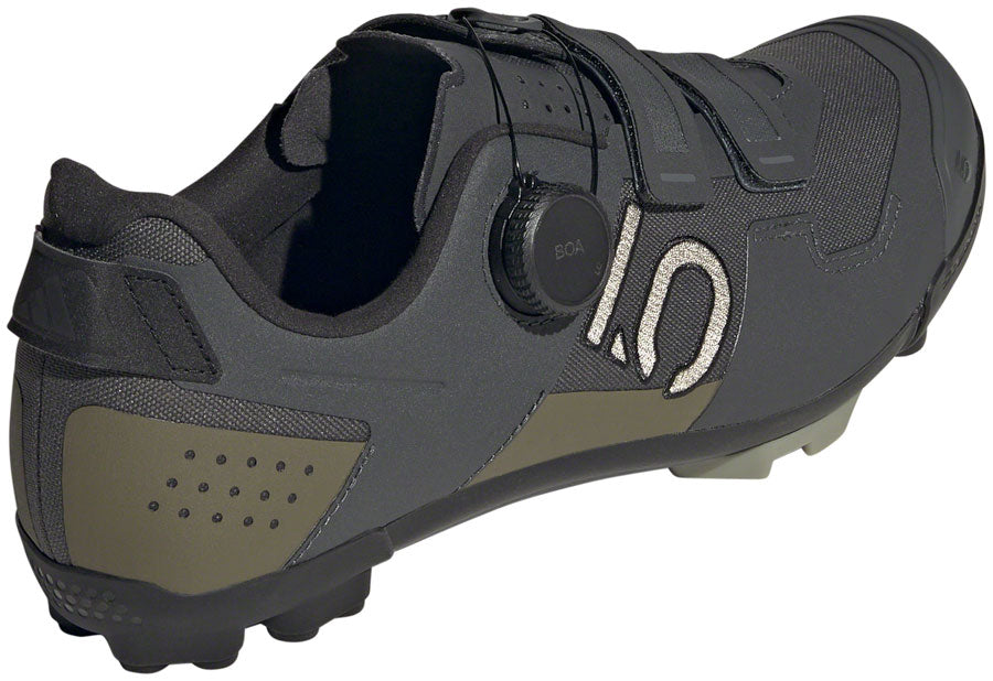 Five Ten Kestrel BOA Mountain Clipless Shoes - Mens Gray Six/Silver Pebble/Olive Strata 10.5