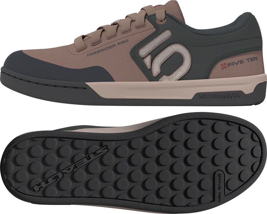 Five Ten Freerider Pro Canvas Flat Shoes - Womens Warm Clay/Wonder Taupe/Gray Six 9