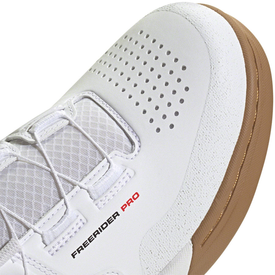 Five Ten Freerider Pro BOA Flat Shoes - Mens FTWR White/Core Black/Red 15