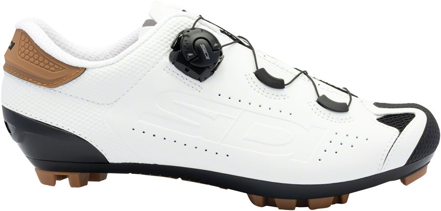 Sidi Dust Gravel Shoes - Mens White/Black 43.5 - SH03335