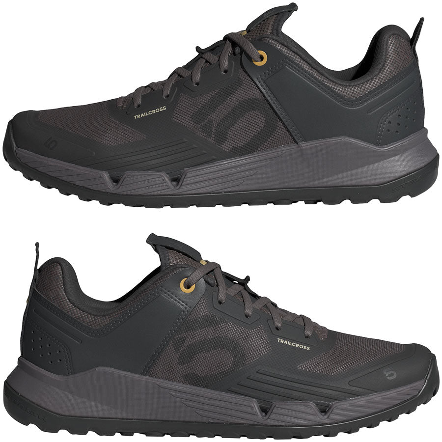 Five Ten Trailcross XT Flat Shoes - Mens Charcoal / Carbon / Oat 7.5