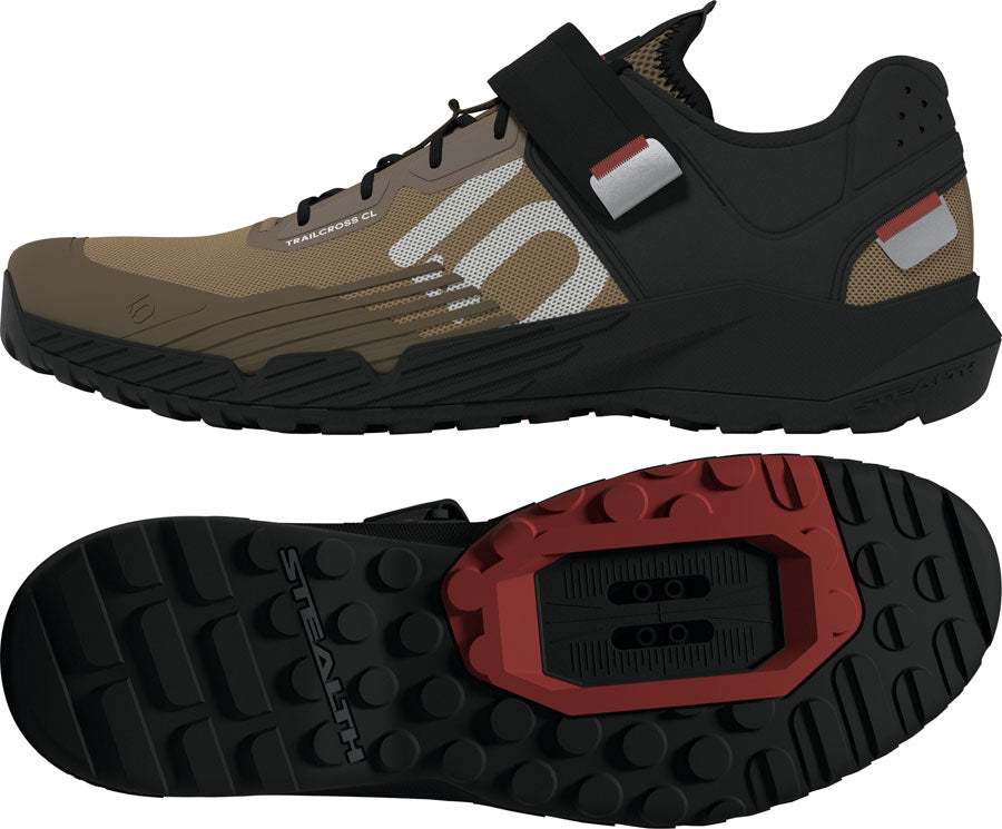 Five Ten Trailcross Mountain Clipless Shoes - Mens Cardboard/Off White/Core BLK 8
