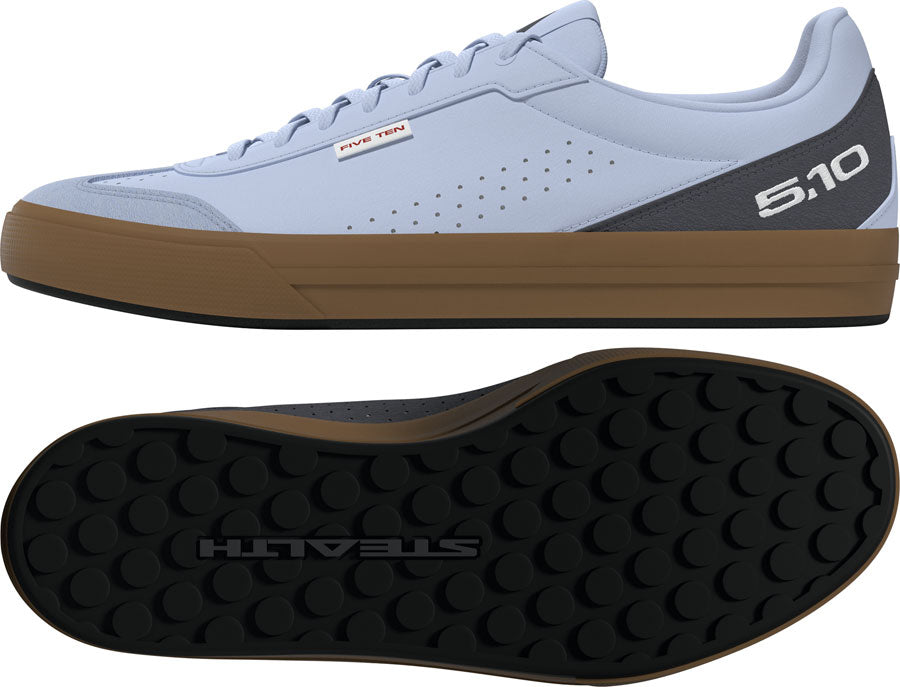 Five Ten Sleuth DLX 2 Flat Shoes - Mens Crystal Sky/Footwear White/Gray 6 6