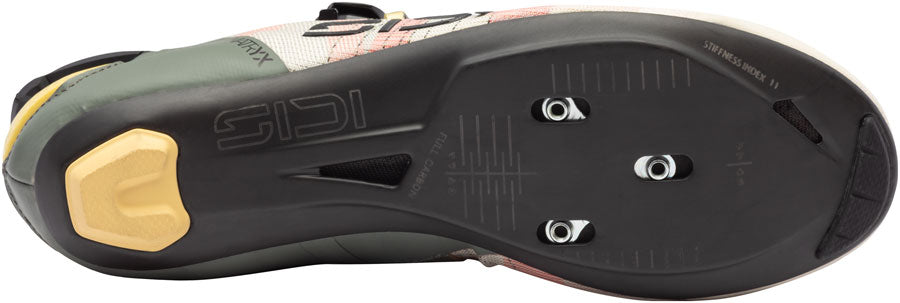Sidi Wire 3 Road Shoes - Mens Sand Coral Fluo 44.5
