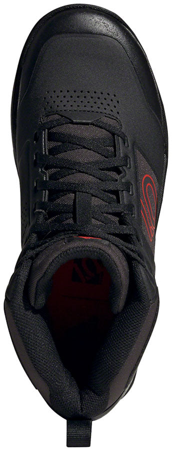 Five Ten Impact Pro Mid Flat Shoes - Mens Core Black/Red/Core Black 9.5