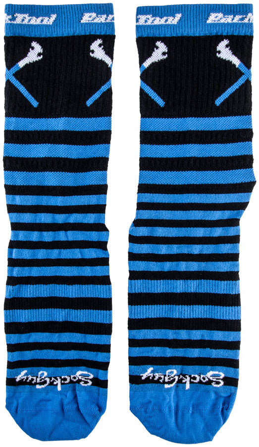 Park Tool SOX-6 Cycling Socks - Black/Blue Small/Medium