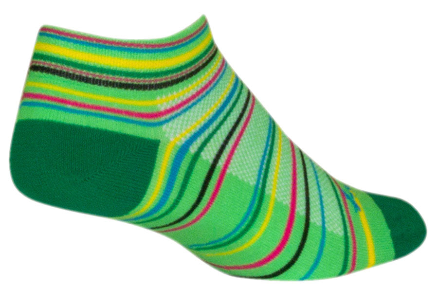 SockGuy Classic Sea Grass Socks - 1" Green Small/Medium