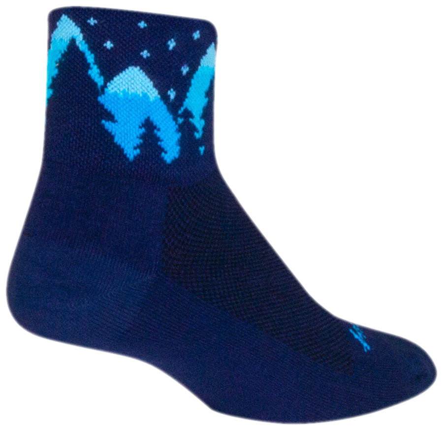 SockGuy Classic Midnight Socks - 3" Black Large/X-Large