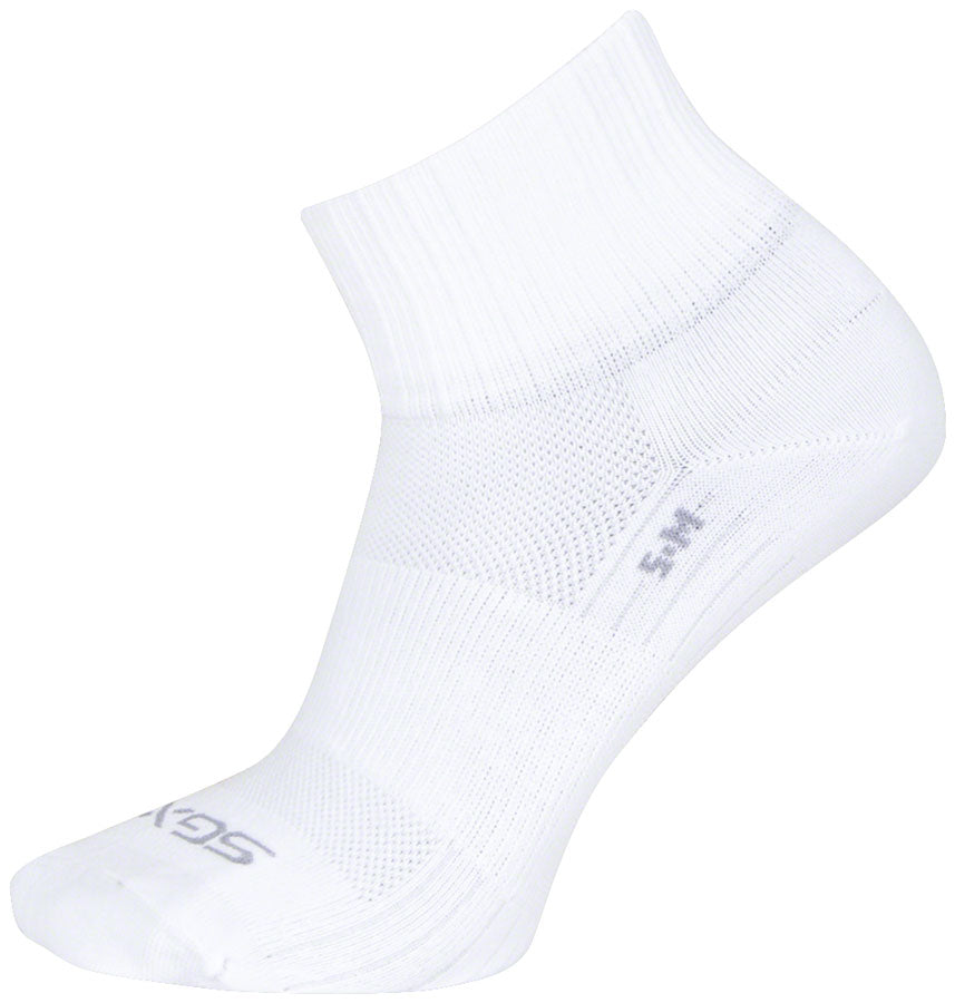 SockGuy SGX White Socks - 2.5" Large/X-Large