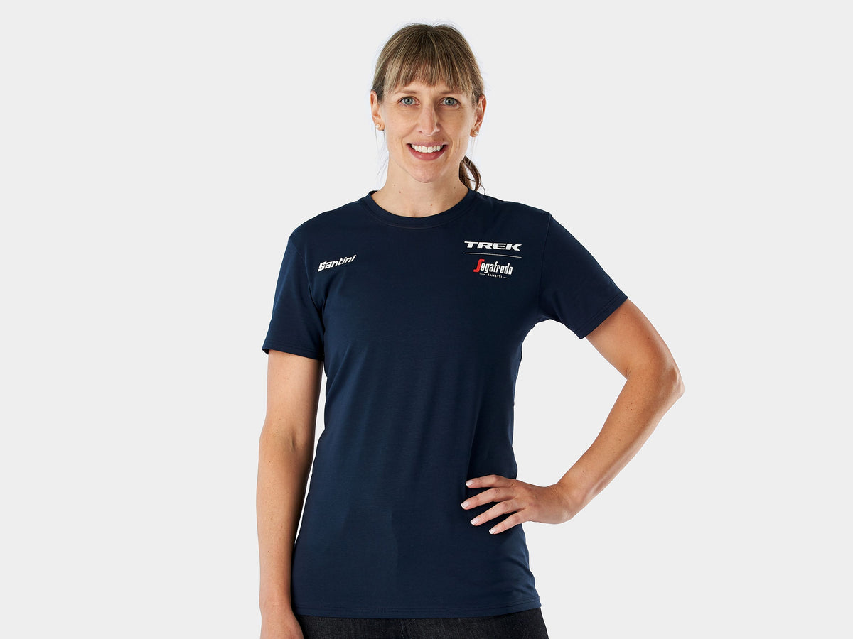 Shirt Santini Trek-Segafredo Tee Women X-Small Dark Blue