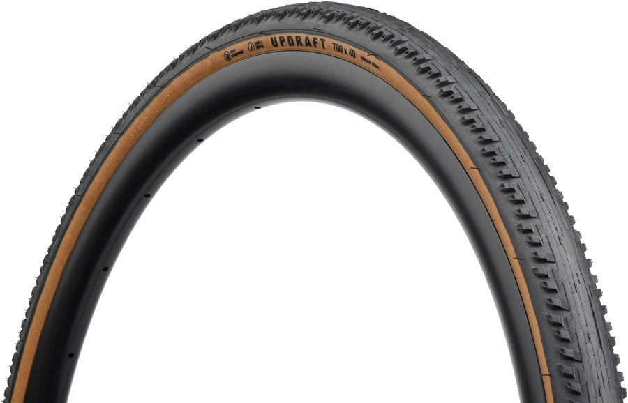 Teravail Updraft Tire - 700 x 40 Tubeless Folding Tan Light Supple Fast Compound