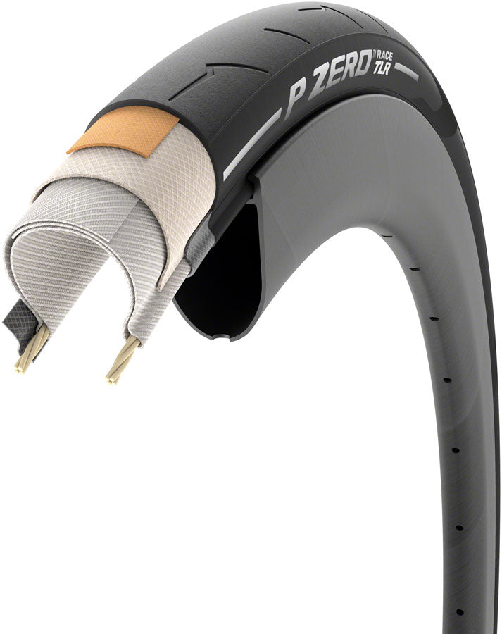 Pirelli P ZERO Race TLR Tire - 700 x 35 Tubeless Folding BLK SmartEvo SpeedCore