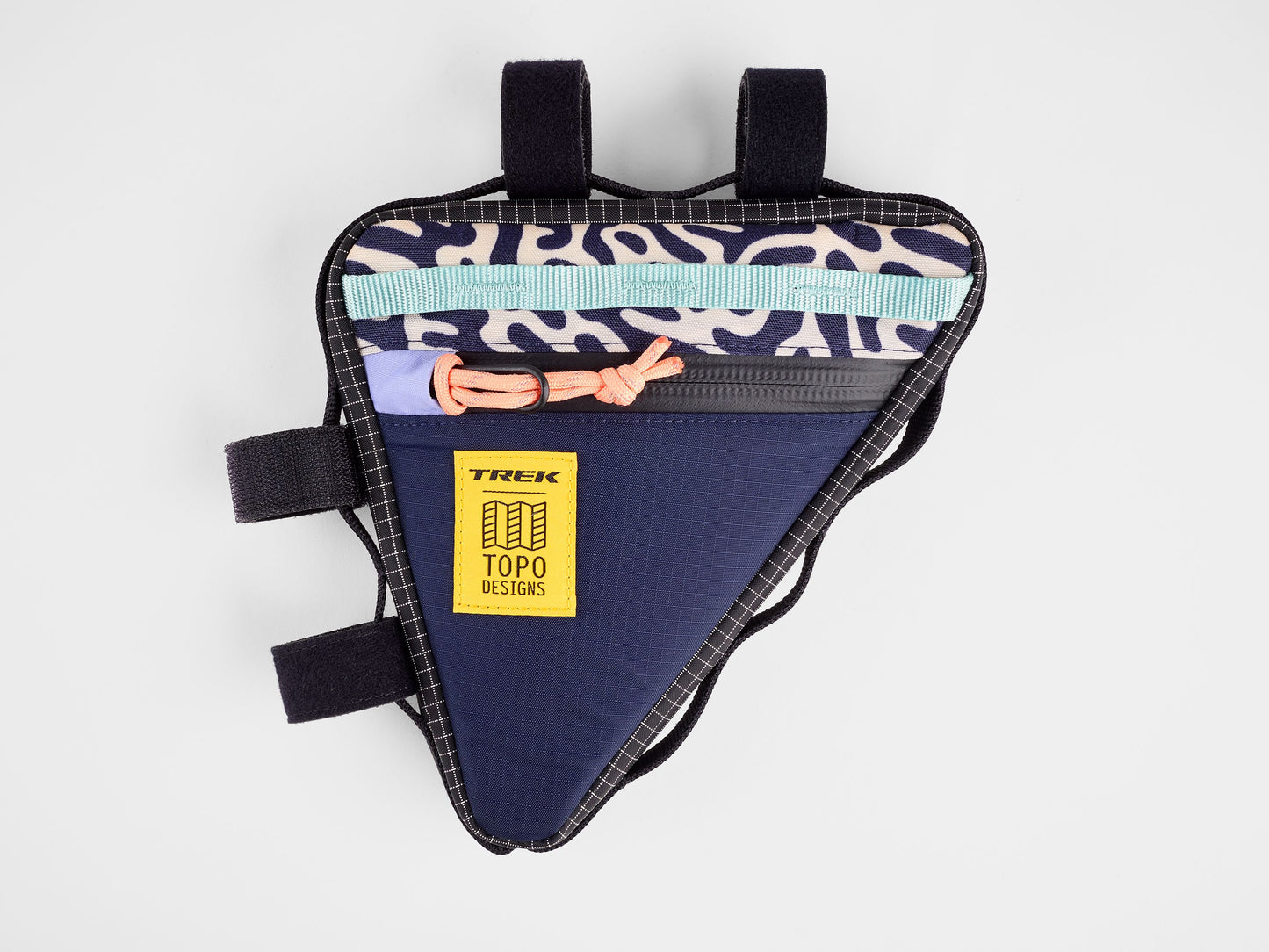 Bag Topo Designs Trek Bike Frame One Size Party/Grid