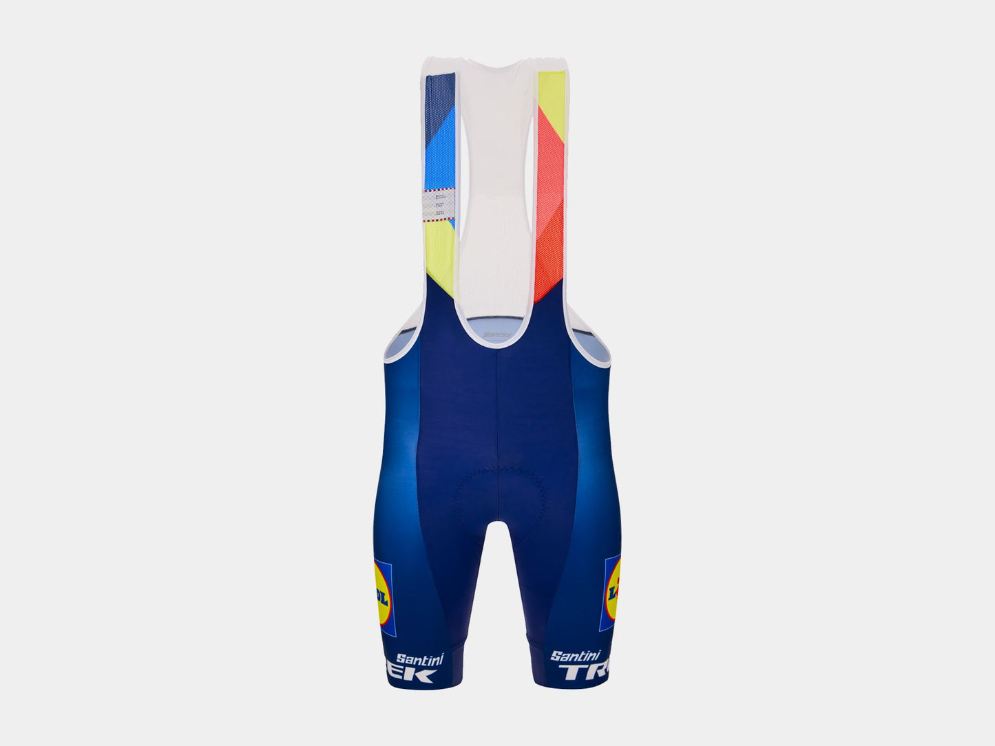 Short Santini Trek Replica Bib Medium Blue/Yellow