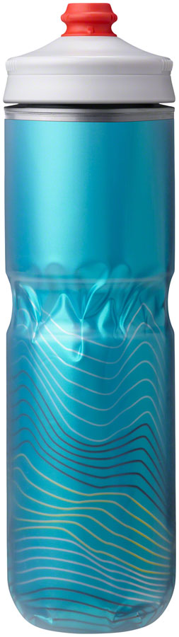 Hydrapak Polar Surge Ascent Insulated Water Bottle - 24oz Blue