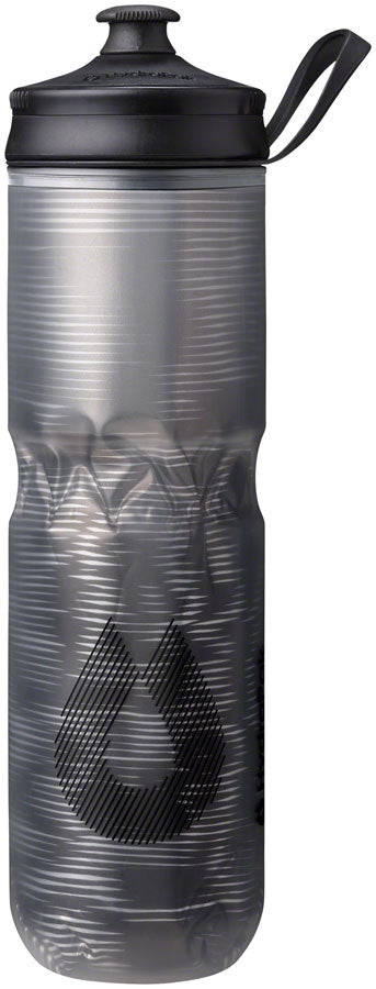 Hydrapak Polar Sport Pulse Insulated Water Bottle - 24oz Black