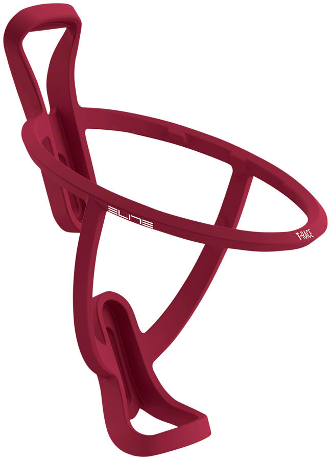 Elite T-Race Water Bottle Cage - Soft Touch Amaranth/Red