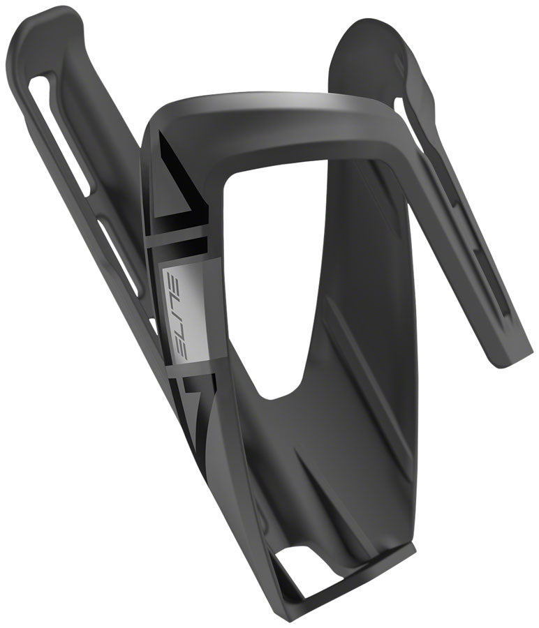 Elite Ala Water Bottle Cage - Soft Touch Matte Black/Black