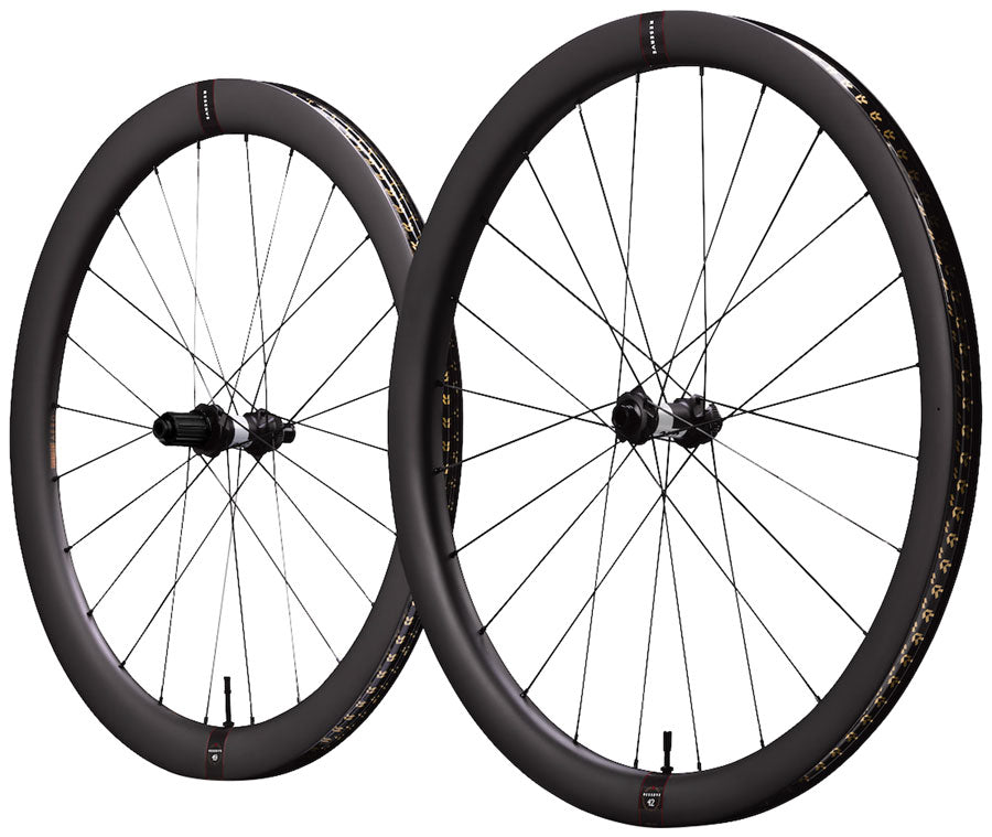 Reserve Wheels Reserve 42/49 Turbulent Aero Wheelset - 700 12 x 100/12 x 142 Center-Lock HG11 Carbon DT240