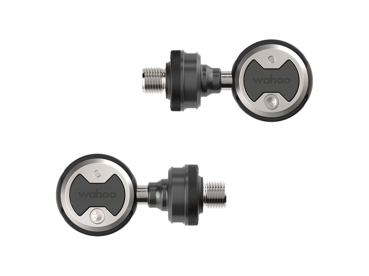 Wahoo Fitness Power Zero Single-Sided Power Pedals - Dual Sided Clipless Composite 9/16" BLK Pair Single-Sensing Speedplay