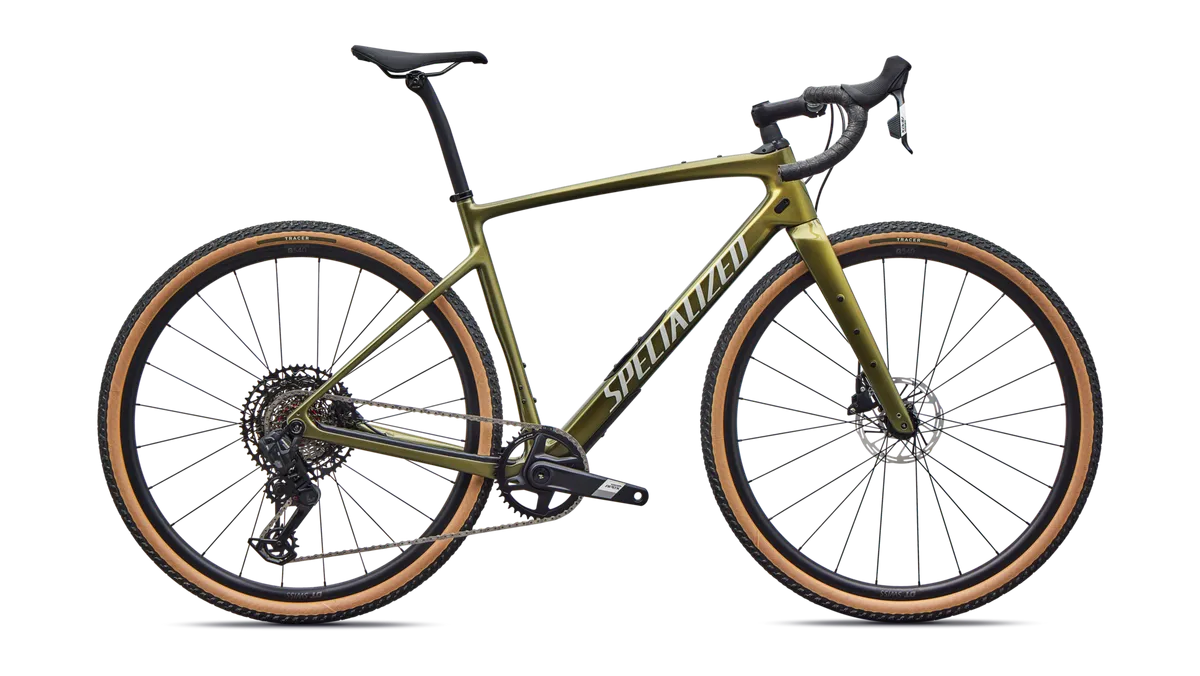 Diverge 4 Comp Carbon - SRAM Apex AXS/S1000 - Laurel Green Metallic / 49
