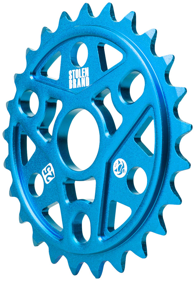 Stolen Sumo III Sprocket - 25t 6.0mm Thickness Aluminum Blue