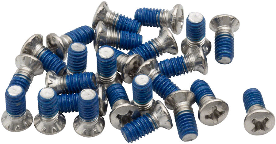 BikeFit Cleat Screws 25-Pack 9mm Wahoo Speedplay Compatible Phillips Recessed M4 X 0.7