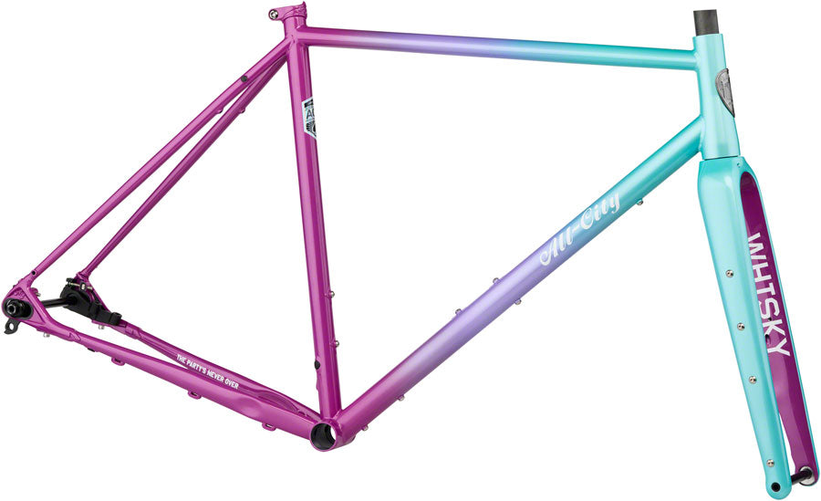 All-City Cosmic Stallion Frameset - 650b/700c Steel Mermaid Fade 61cm