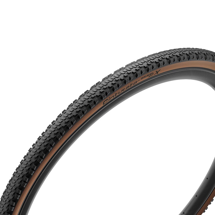 Pirelli Cinturato Gravel RCX TLR Tire - 700 x 40 Tubeless Folding Tan Tires Pirelli