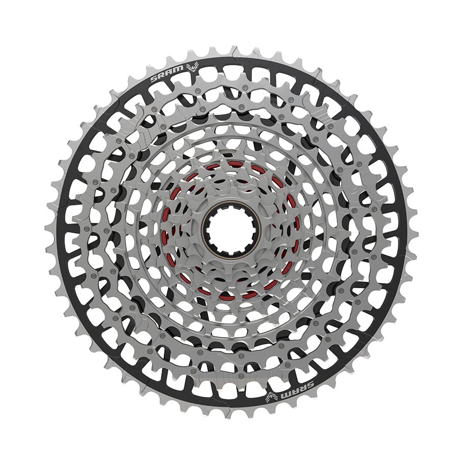 SRAM XX Eagle T-Type XS-1297 Cassette - 12-Speed 10-52t For XD Driver Silver/BLK Cassettes and Cogs SRAM