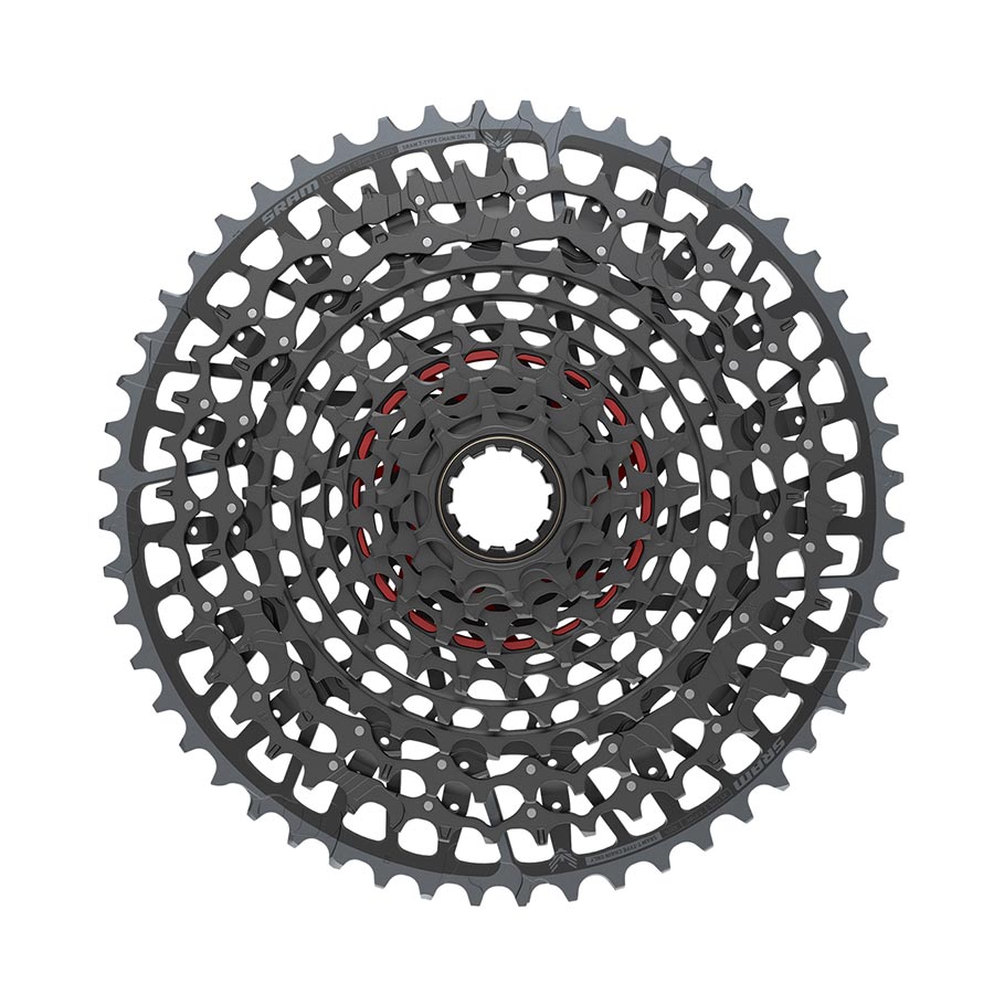 SRAM X0 Eagle T-Type XS-1295 Cassette - 12-Speed 10-52t For XD Driver Black Cassettes and Cogs SRAM
