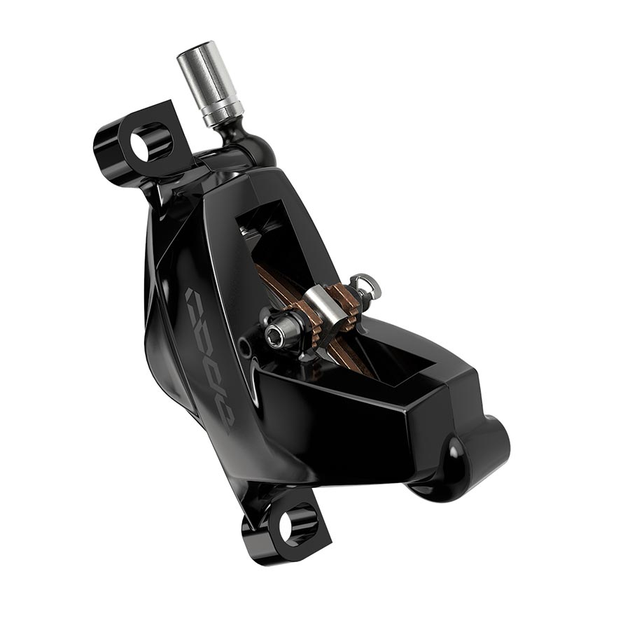 SRAM Code Silver Stealth Disc Brake Caliper Assembly - Front/Rear Post Mount 4-Piston BLK C1 Disc Brake Calipers SRAM