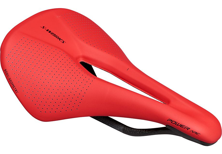 Specialized S-Works power arc saddle red 143mm Saddles Specialized