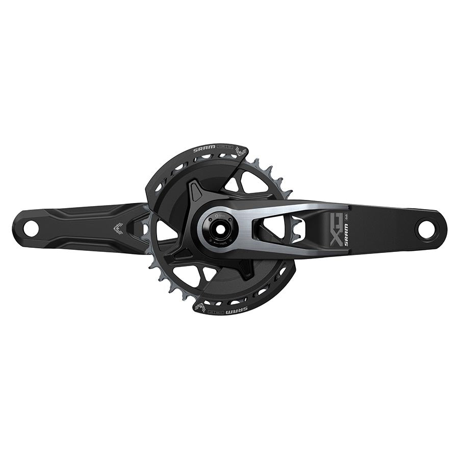 SRAM X0 Eagle T-Type Wide Crankset - 175mm 12-Speed 32t Chainring Direct Mount 2-Guards DUB Spindle Interface BLK Cranksets and Arms SRAM