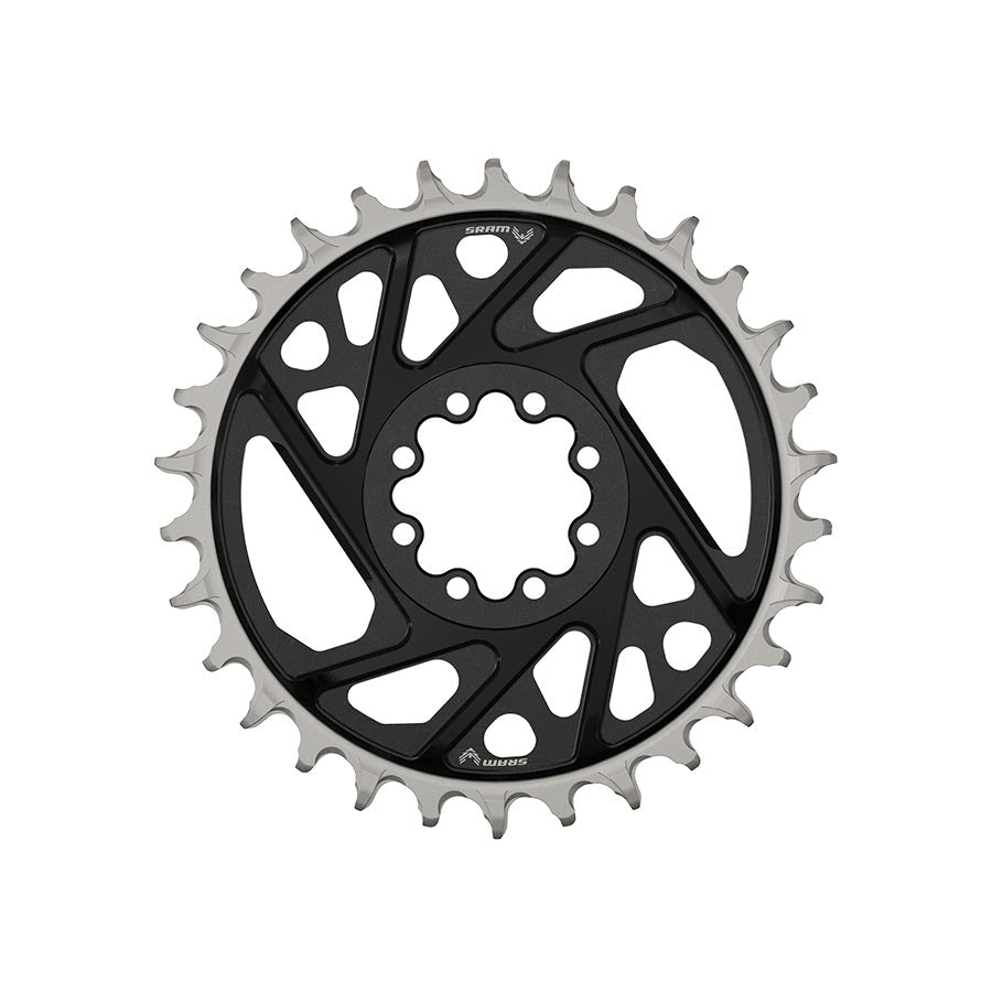 SRAM XX Eagle T-Type Direct Mount Chainring - 32t 12-Speed 8-Bolt Direct Mount 3mm Offset Aluminum BLK D1 Chainrings SRAM