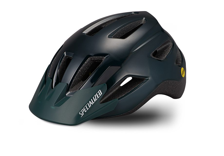 Specialized shuffle child led sb mips helmet gloss forest green/oasis child (4–7y) Helmets Specialized