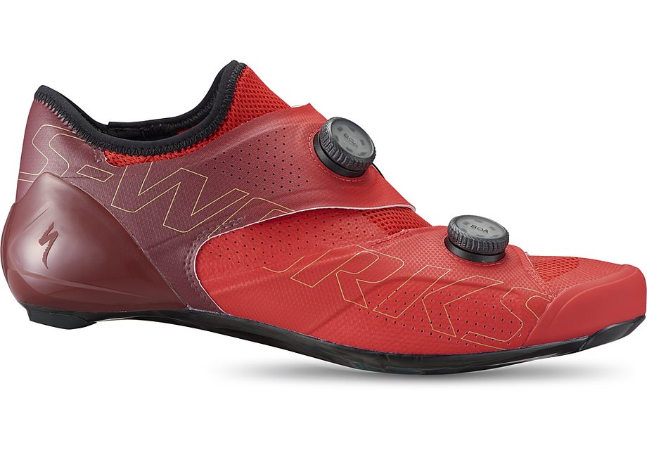 Specialized S-Works ares rd shoe flo red/maroon 40.5