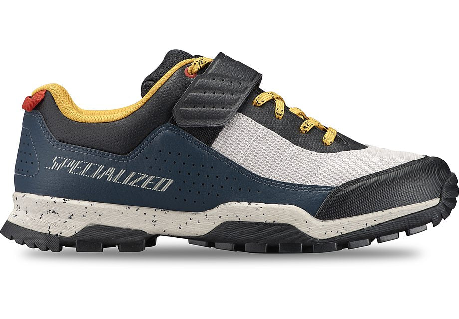 Specialized rime 1.0 shoe cast blue/white mountains/brassy yellow 42 Shoes and Insoles Specialized