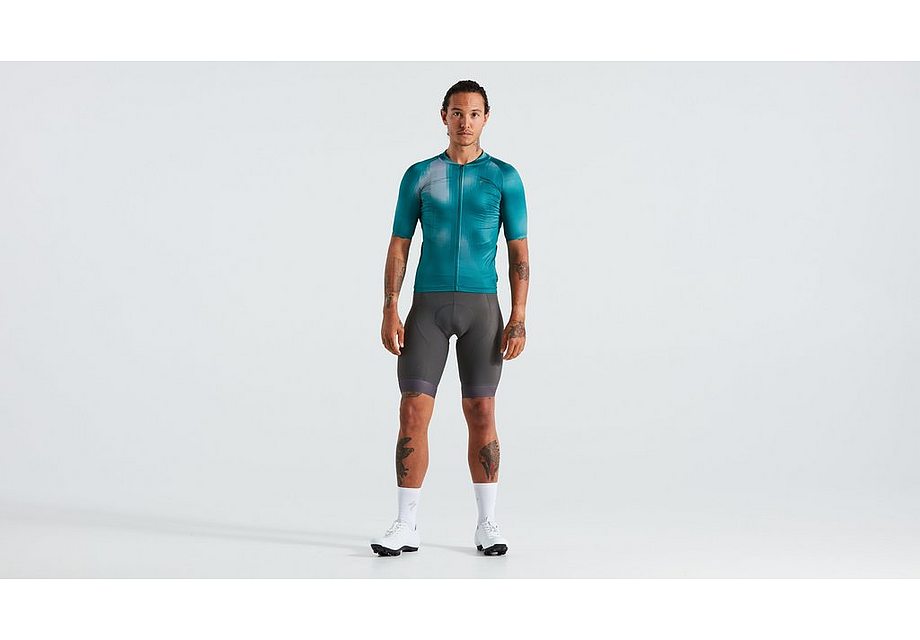 Specialized sl air distortion jersey ss men tropical teal s Jerseys Specialized