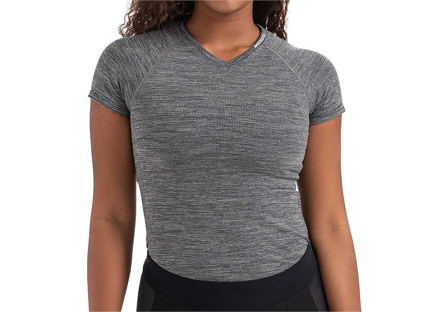 Specialized seamless baselayer ss wmn heather grey l Base Layers Specialized