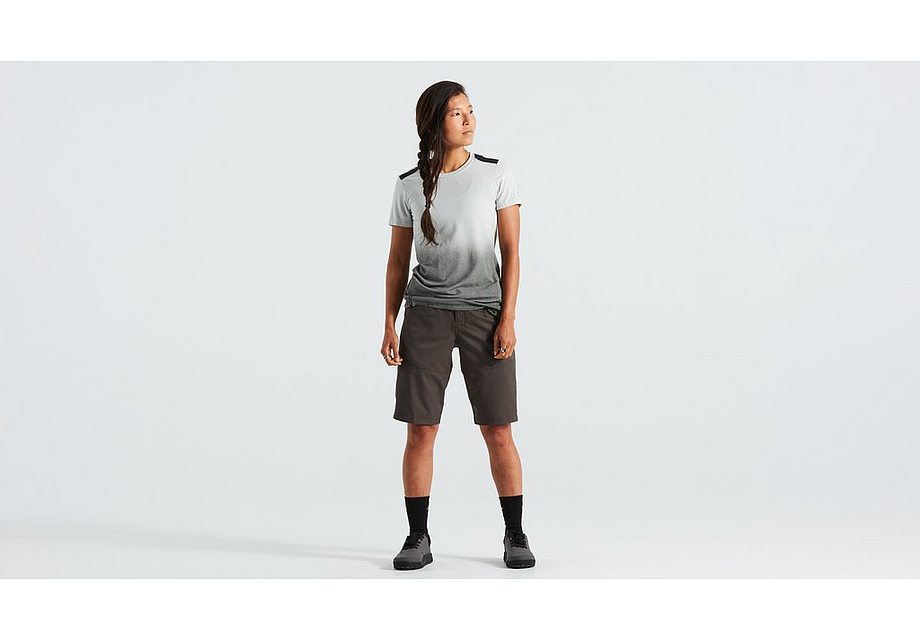 Specialized trail short w/liner wmn charcoal l Shorts and Pants Specialized
