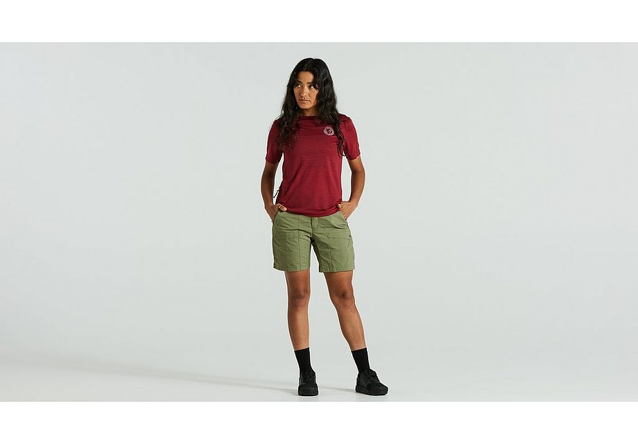 Specialized s/f riders hybrid short wmn green 8 Shorts and Pants Specialized
