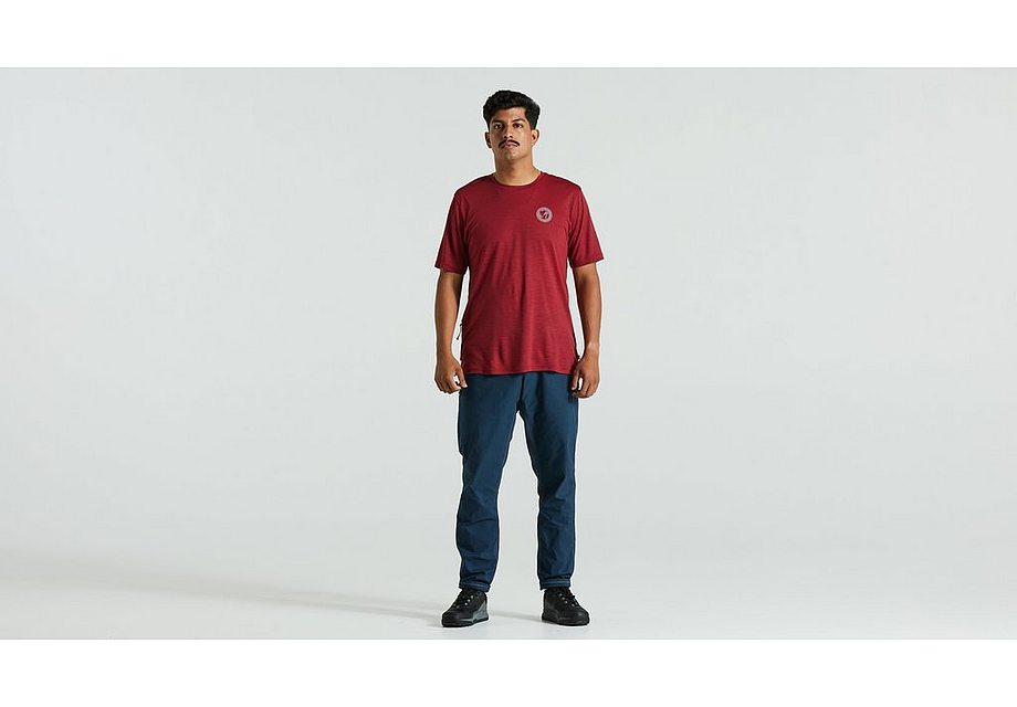 Specialized s/f wool tee ss men pomegranate red xxl Exclude Specialized