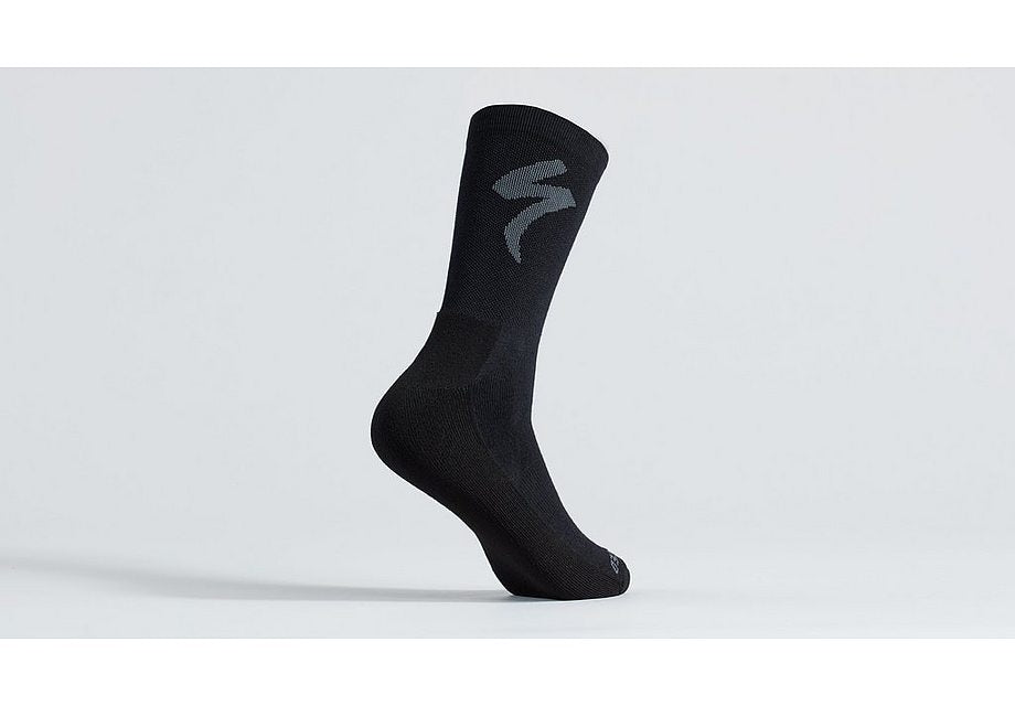 Specialized primaloft lightweight tall logo sock black s Socks Specialized