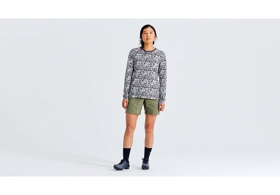 Specialized s/f cotton caliS-Workse tee ls wmn basalt/eggshell m Exclude Specialized