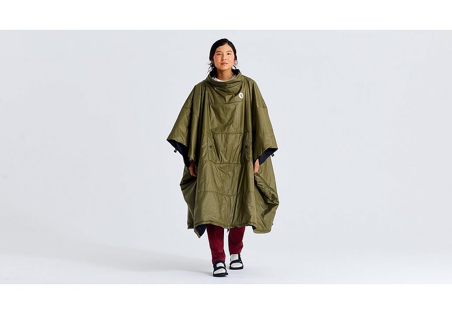 Specialized s/f sleep poncho jacket green regular Jackets Specialized