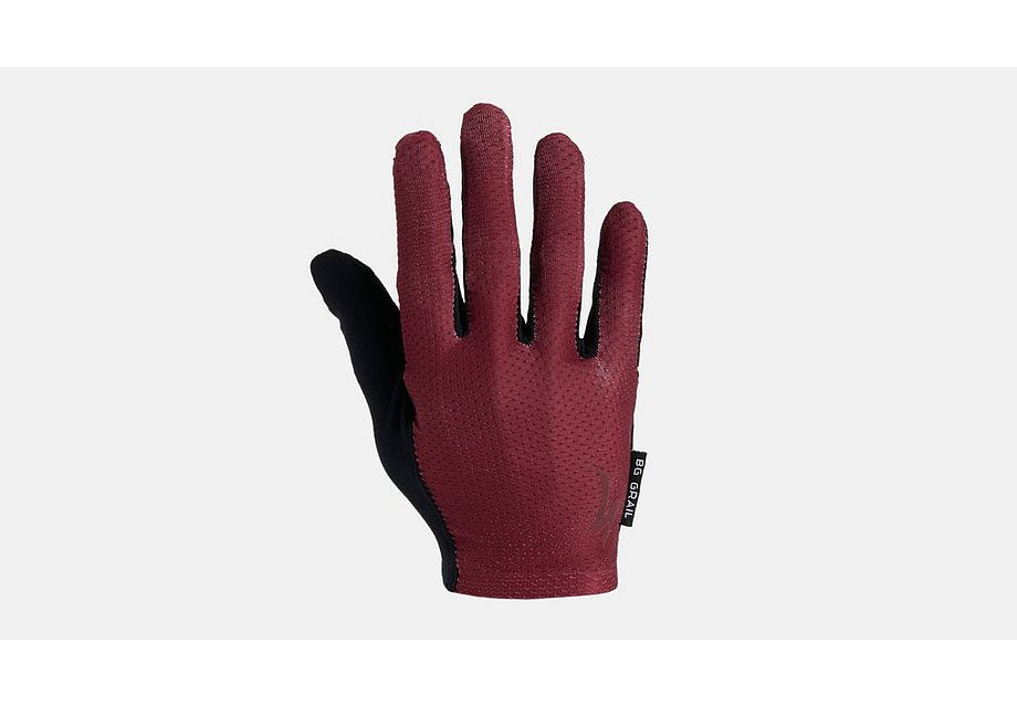 Specialized bg grail glove lf wmn garnet red s Gloves and Liners Specialized