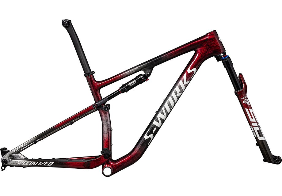 Specialized epic S-Works frmset gloss red tint / black tint / flake silver / granite m Framesets Specialized