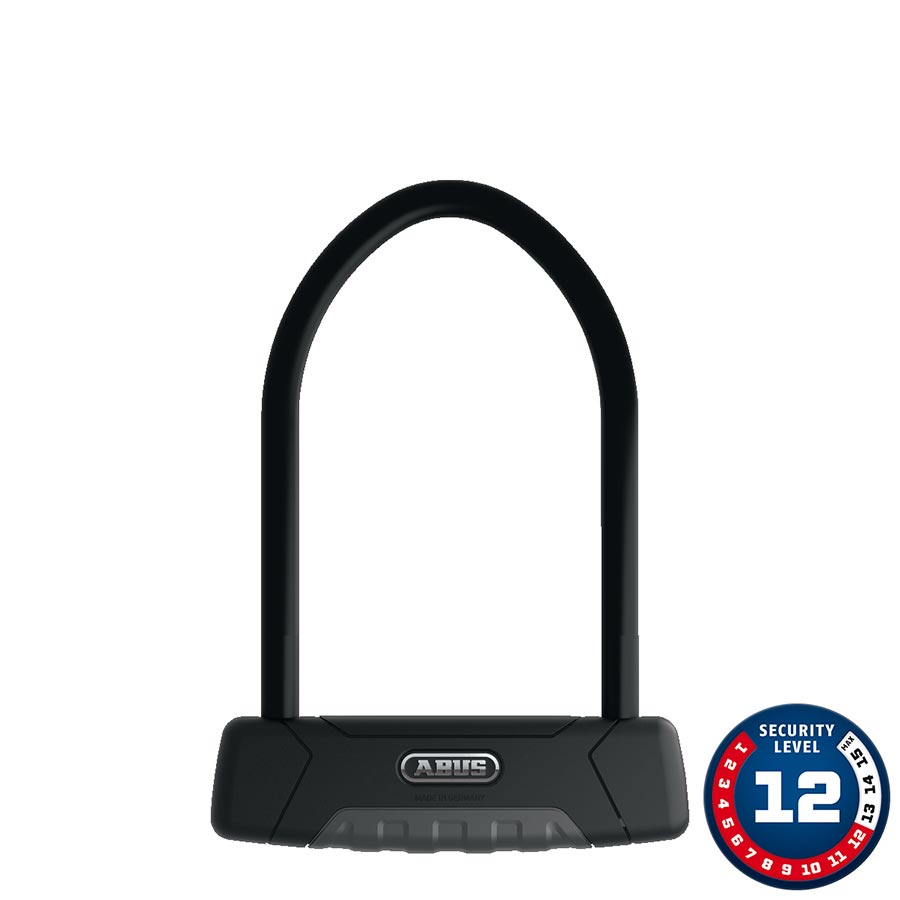 Abus Granit Plus 470 U-Lock - 4 x 9" Includes SHB Bracket U-Lock Abus